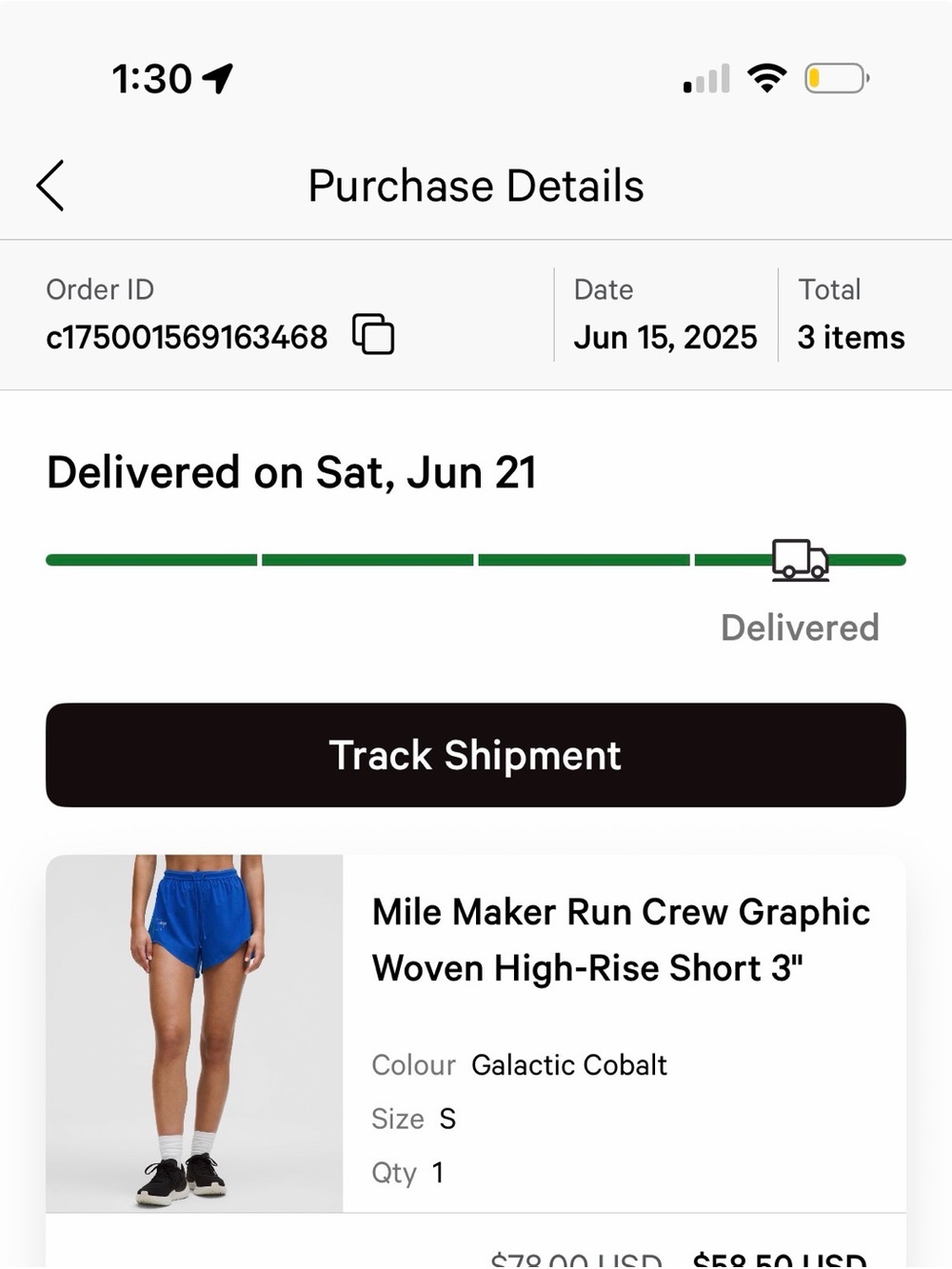 LULULEMON Women’s mile maker run crew classic woven high-rise shorts 3” SMALL - Picture 11 of 12
